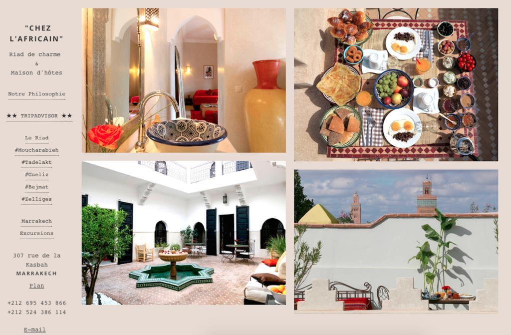 Riad Chez L'Africain Marrakesh Ngoại thất bức ảnh